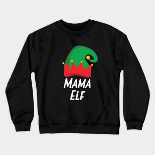 Cute Mama Elf Shirts: Funny Santa's Helper Gifts for Mom Crewneck Sweatshirt